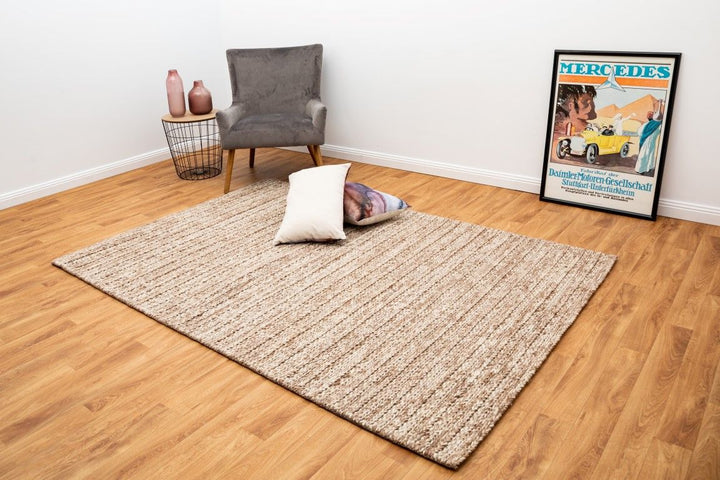 Svend Taupe Wool Rug