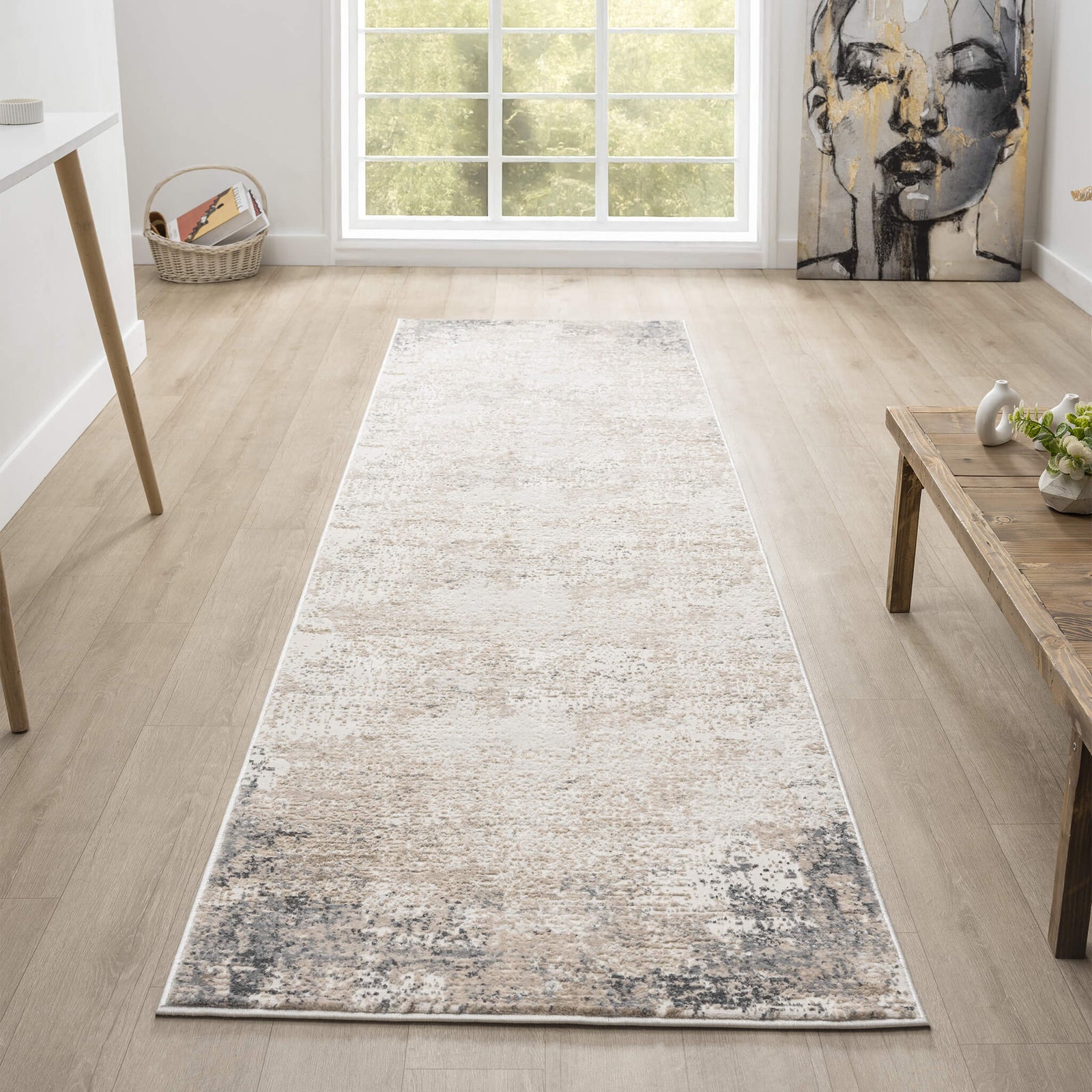 modern indoor entrance rug for small space