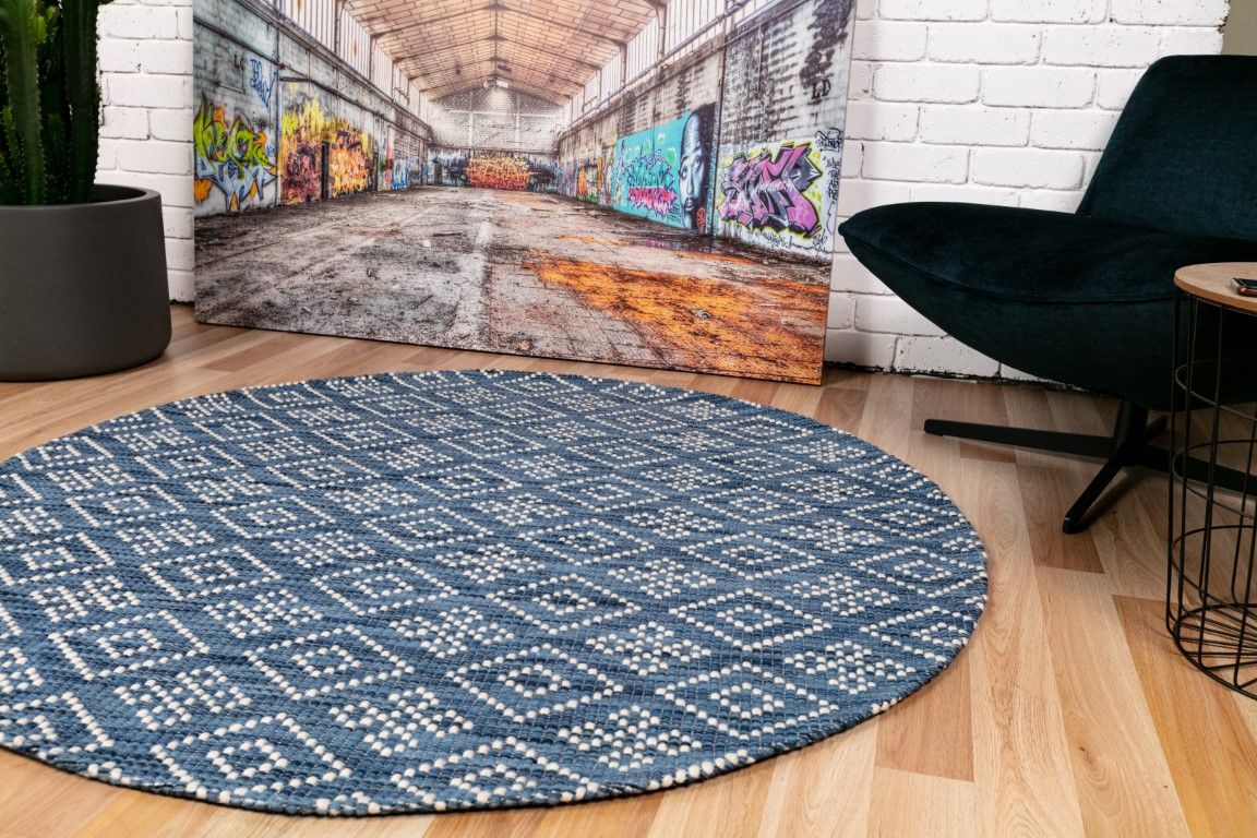 Buy Blue rugs on line, Tends Rugs Mill Park