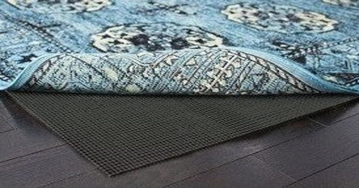 Trends Rugs rug pads, grip pads or underlay can be cut to size or shape to keep your rug in place on any surface carpet and hard floors.