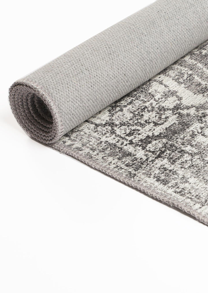 Distressed Vintage Chilaz Grey Runner Rug - VITAL 2085-04