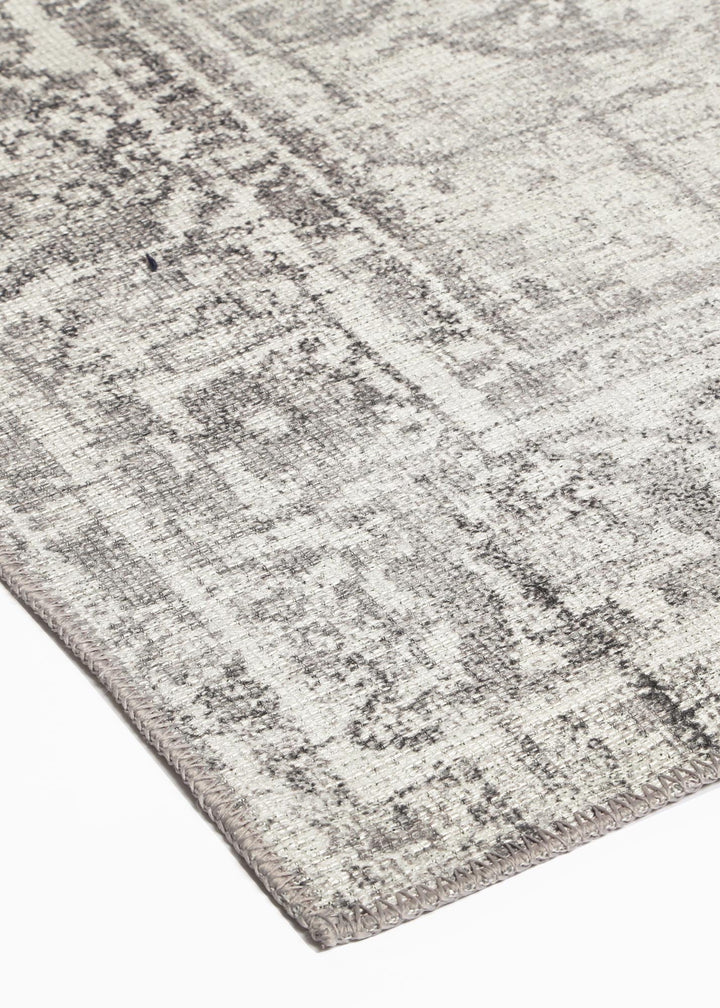 Distressed Vintage Chilaz Grey Runner Rug - VITAL 2085-04
