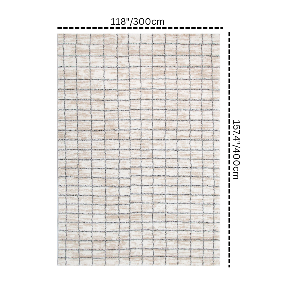 Nola Clean Lines Neutral Rug - N004