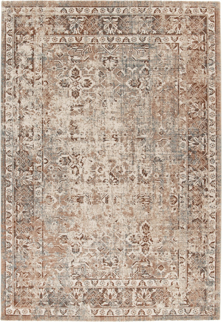 Flat lay of ornate rug design
