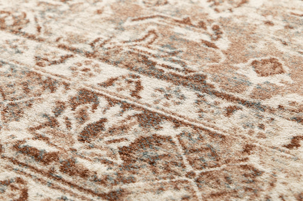 Detailed close-up of rug texture