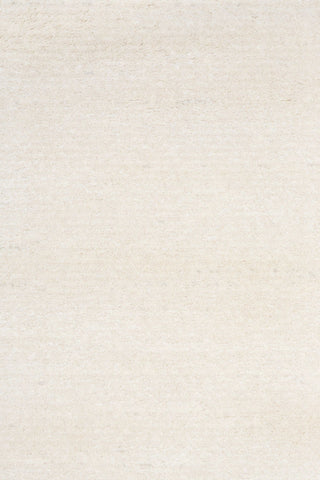 Close-up of beige textured rug fabric.