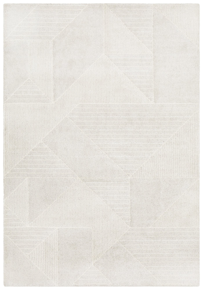 Alpine 822 Grey modern rug full view showing sophisticated geometric design