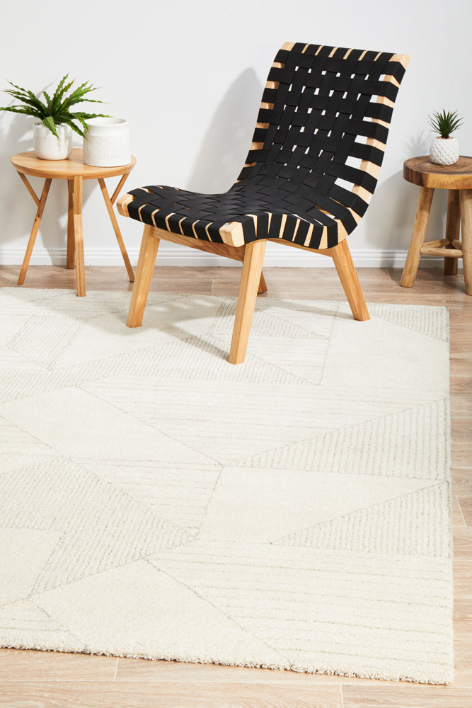 Modern geometric grey rug Alpine 822 Natural - high quality designer rugs