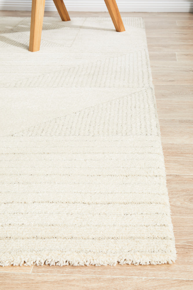 Alpine 822 Natural designer rug styling in modern home interior