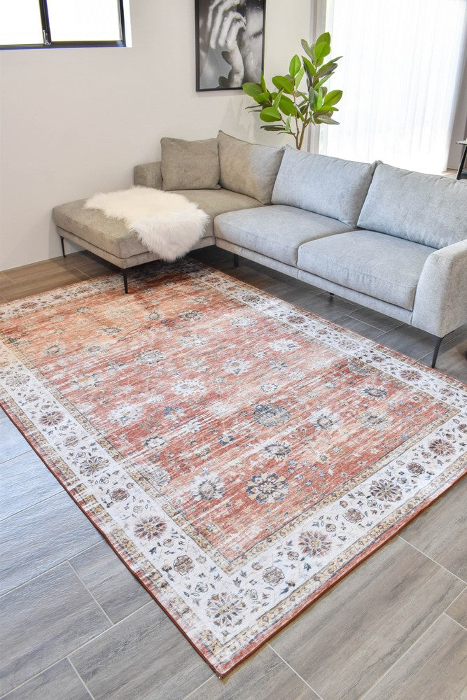 Novaro Auburn Clay Washable Rug