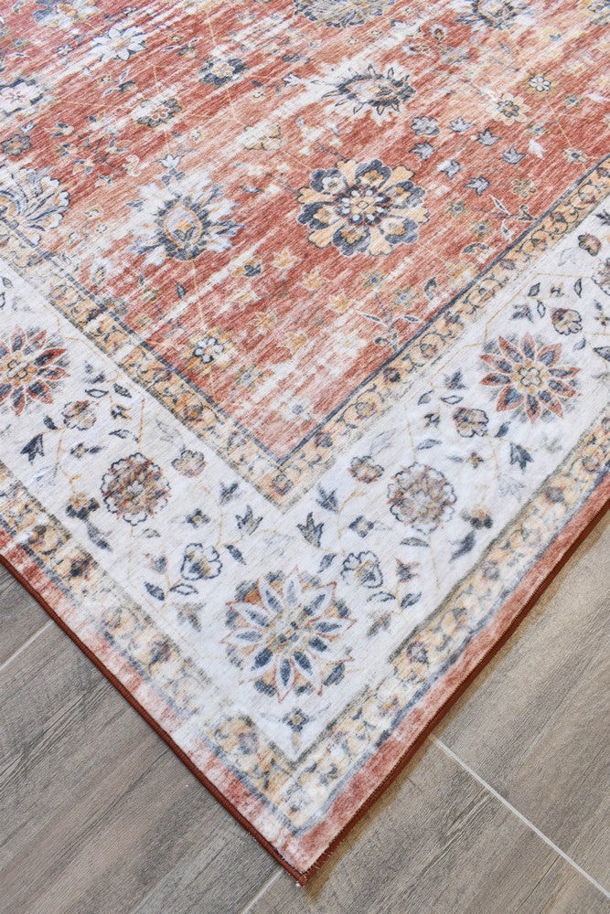 Novaro Auburn Clay Washable Rug