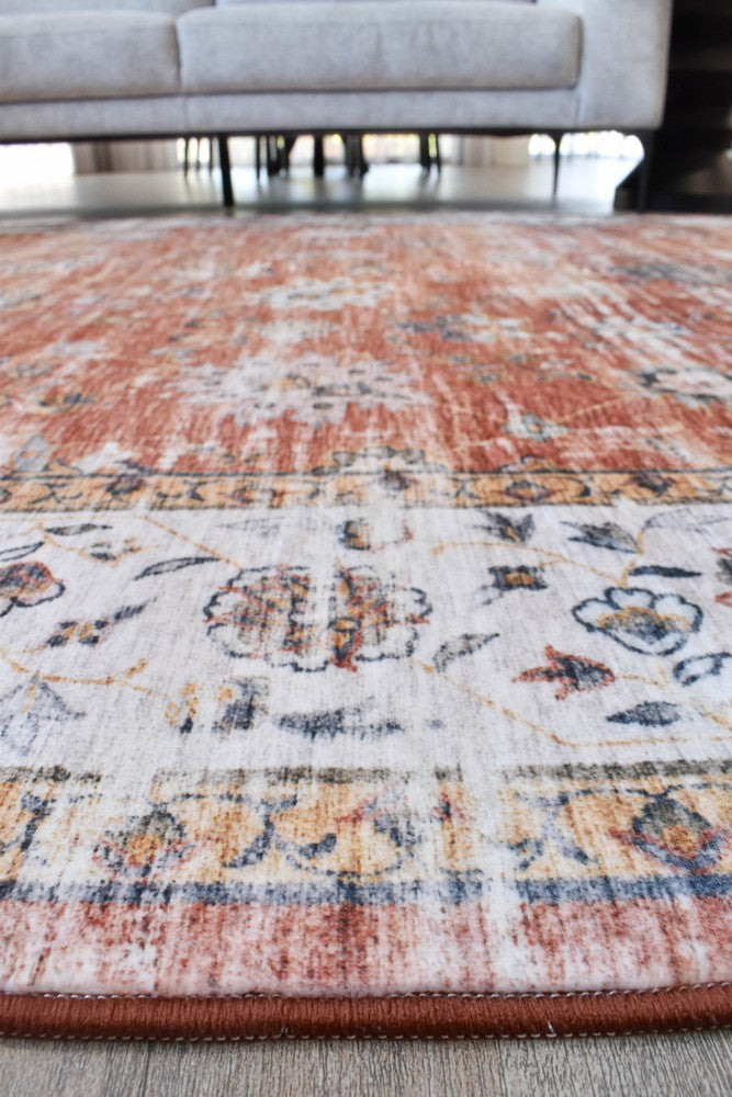 Novaro Auburn Clay Washable Rug