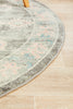 Leoforos 701 Grey Round Rug