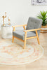 Leoforos 702 Sunset Round Rug