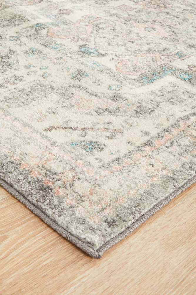 Leoforos 704 Silver Runner Rug