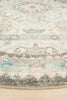 Leoforos 704 Silver Round Rug