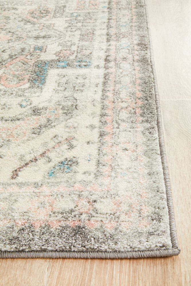 Leoforos 704 Silver Runner Rug