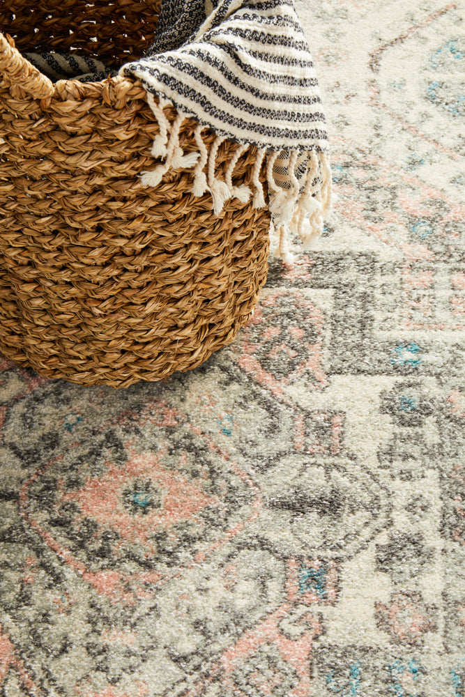 Leoforos 704 Silver Runner Rug