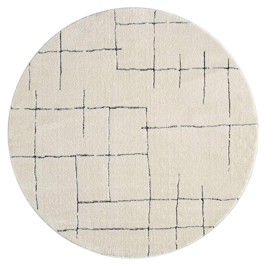 Admire 670 Vanilla Round Rug