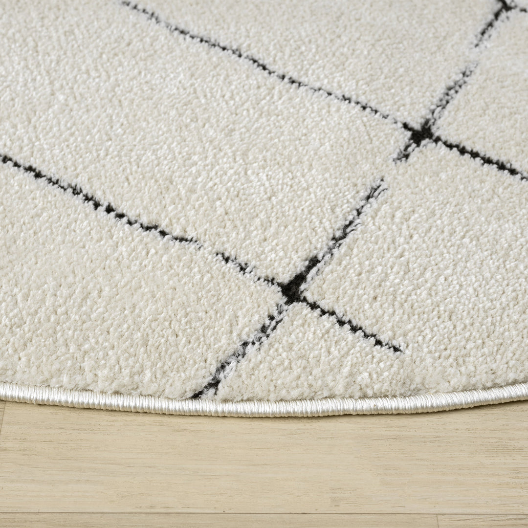 Admire 670 Vanilla Round Rug