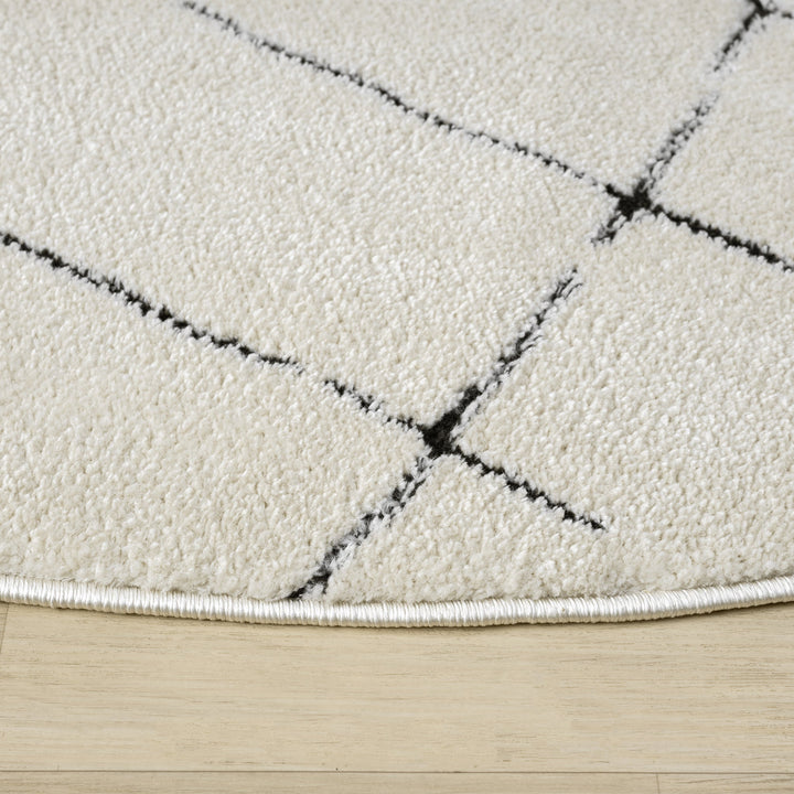 Admire 670 Vanilla Round Rug