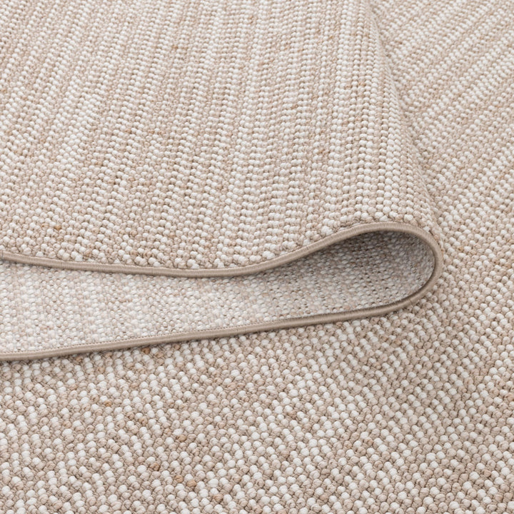 Berno Ivory Beige Loop Rug - B008
