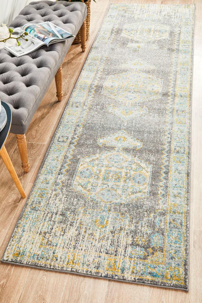 Epoch 944 Grey Runner Rug