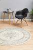 Epoch 977 Silver Round Rug