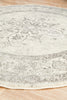 Epoch 977 Silver Round Rug