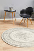 Epoch 977 Silver Round Rug