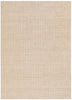 Abasco Croissant Beige Knitted Wool Rug