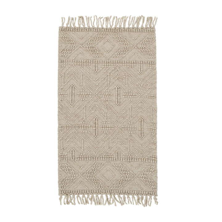 Diego Tribal Brown Wool Rug - DIEG02