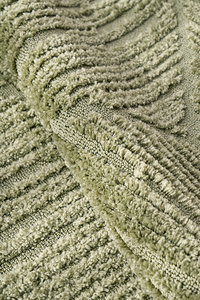 Desire Shilo Green Runner Rug