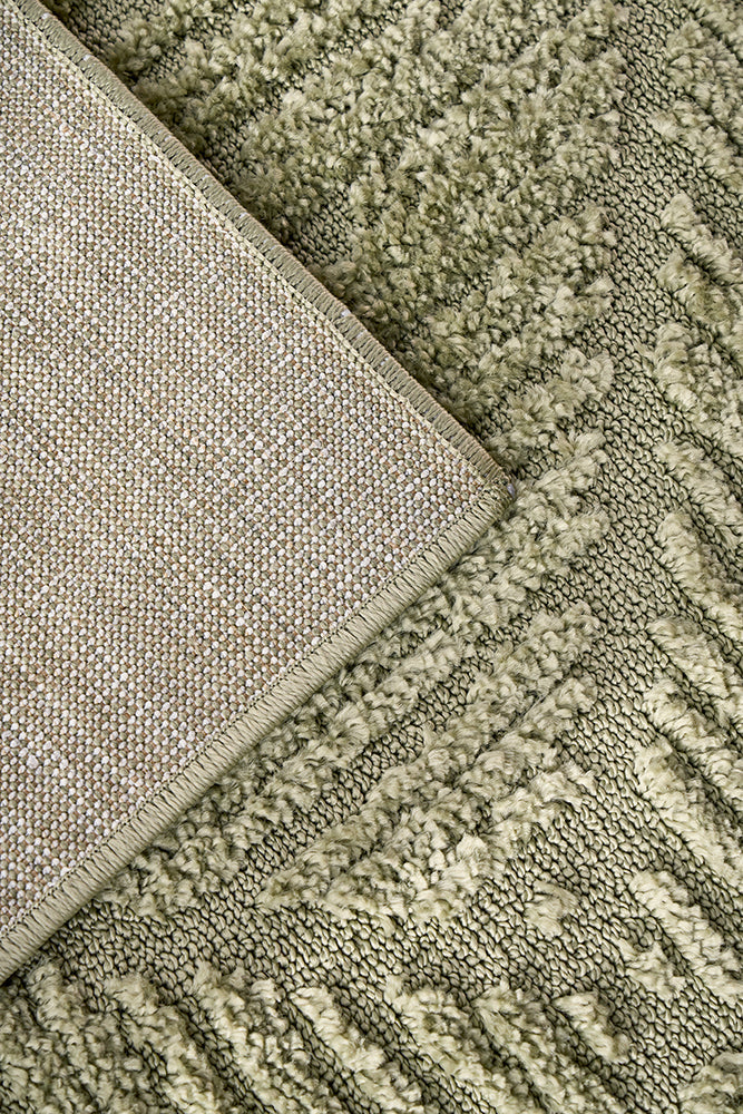 Desire Shilo Green Runner Rug