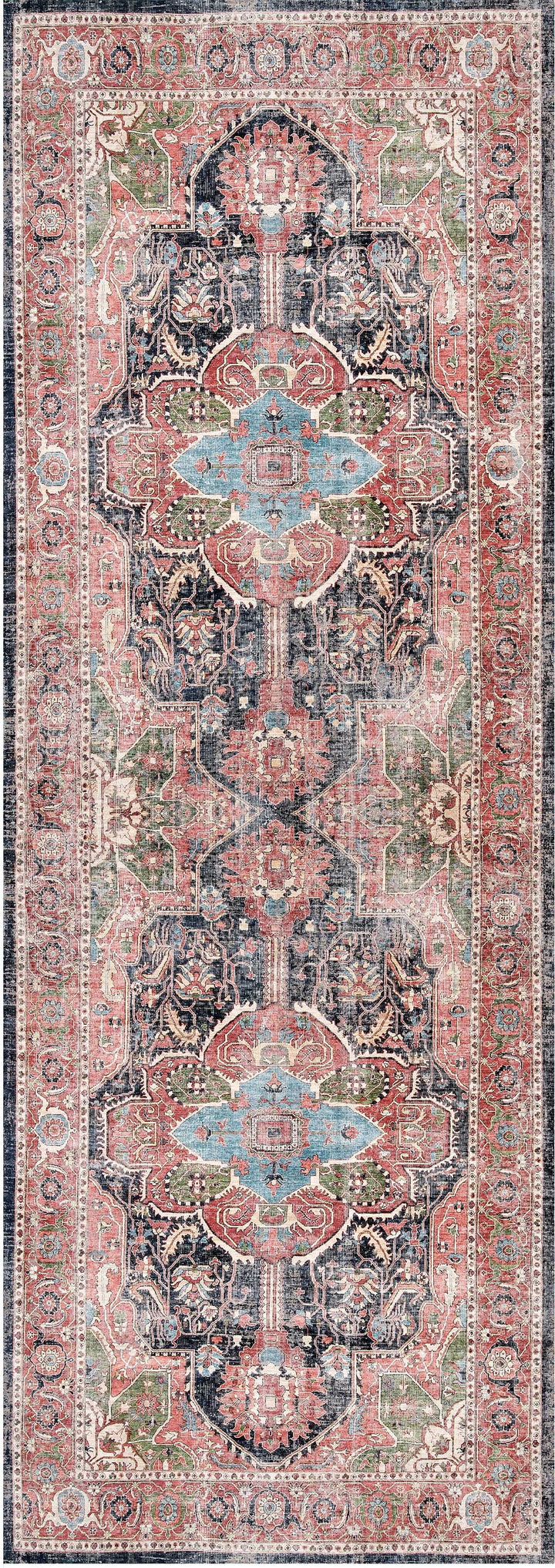 Distressed Vintage Kendra Runner - VITAL 3206-03