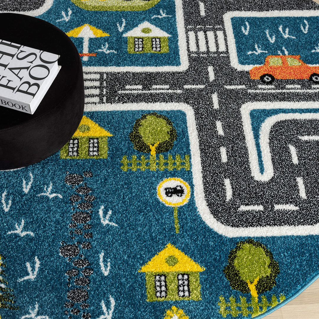 Kidsville 574 Blue Round
