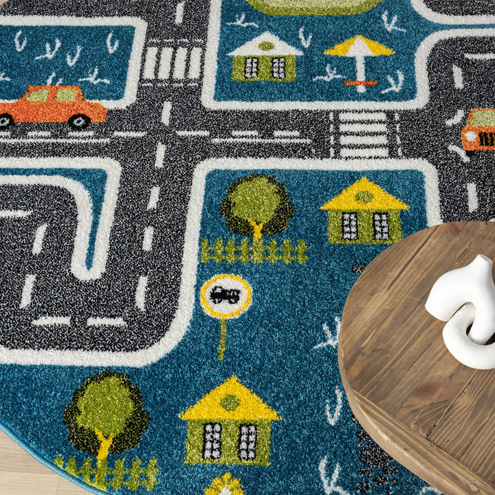 Kidsville 574 Blue Round