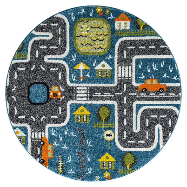 Kidsville 574 Blue Round