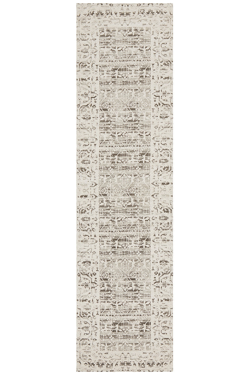 Magnolia 88 Silver Runner Rug
