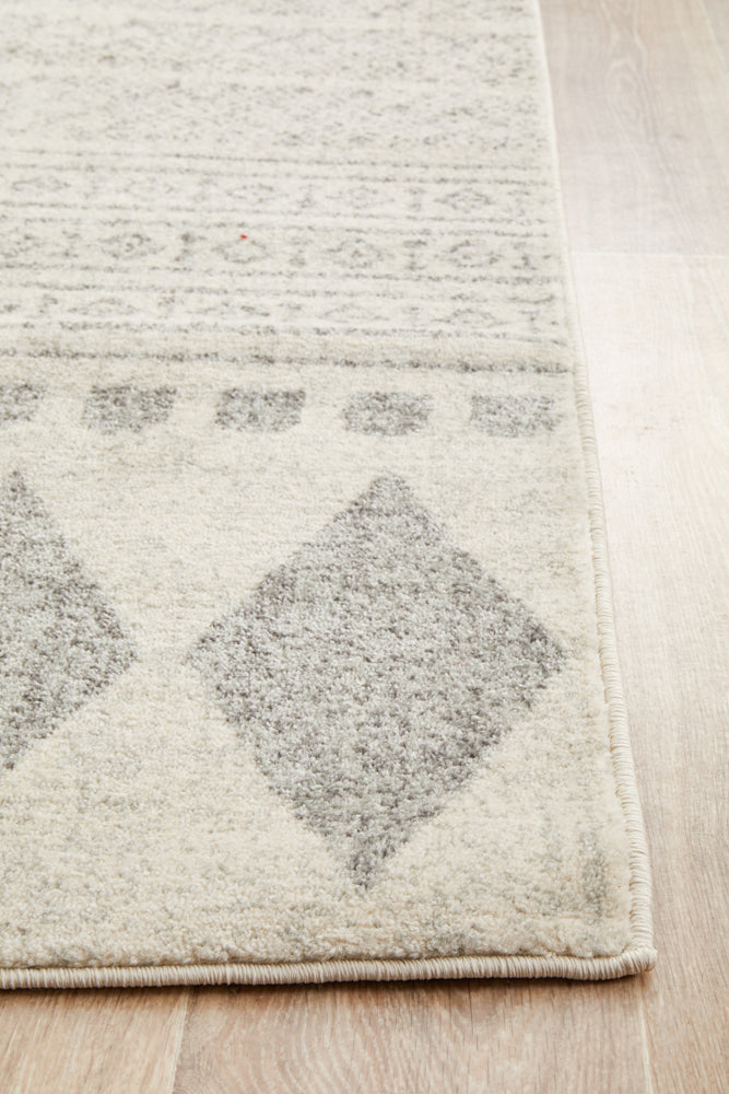 Mirage Adani  Modern Tribal Design Grey Runner Rug
