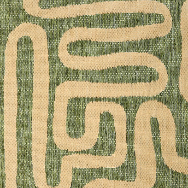 Newport Oran Green Runner Rug