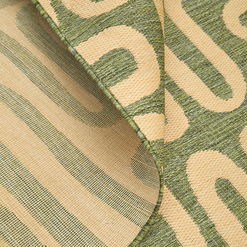 Newport Oran Green Runner Rug