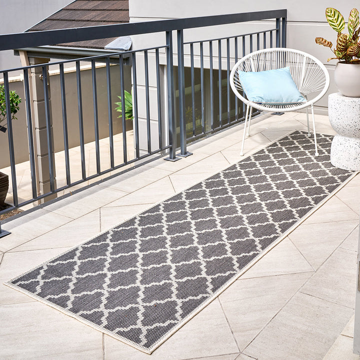 Newport Tash Grey Runner Rug