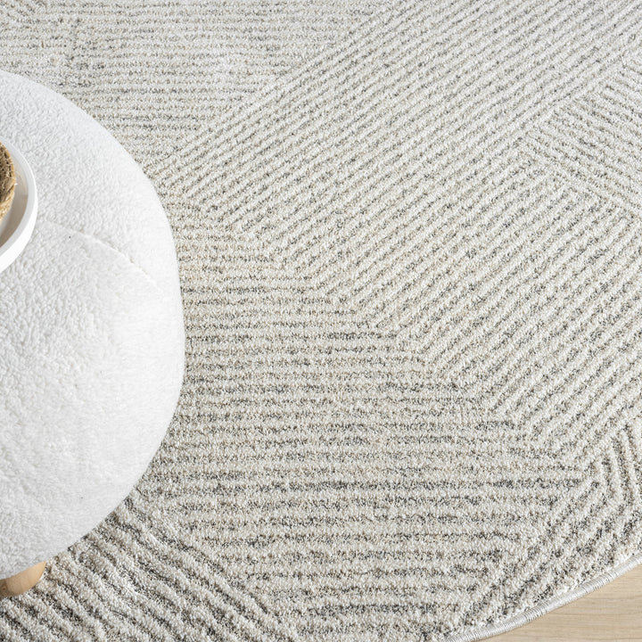 Essence 495 Sand Round Rug