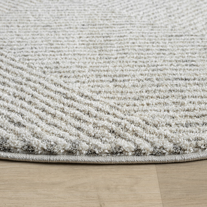 Essence 495 Sand Round Rug