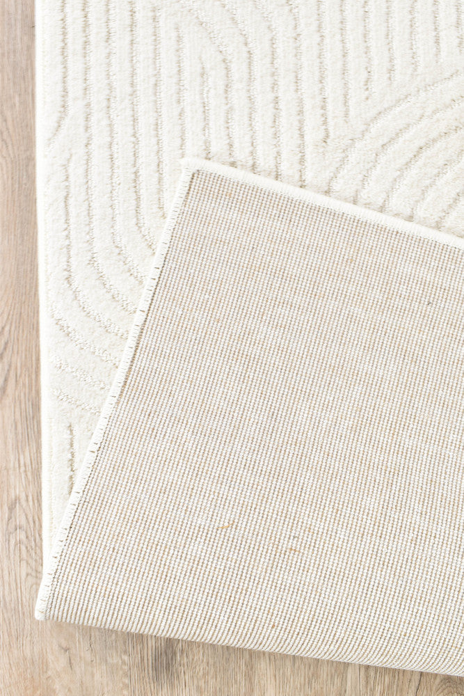 Ontario Ivory Velvet Runner