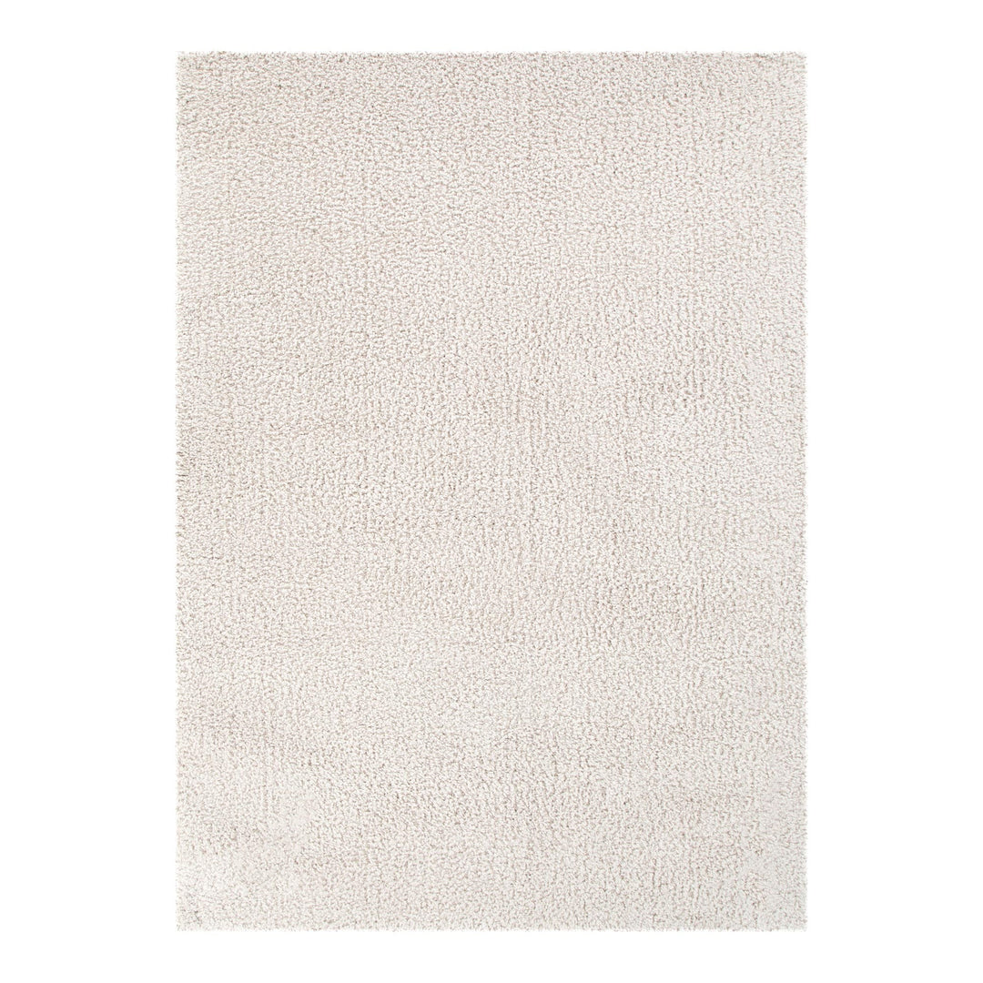 Lune Shaggy Beige Rug — ultra-soft 40mm pile shaggy rug in warm beige, by Trends Rugs Australia