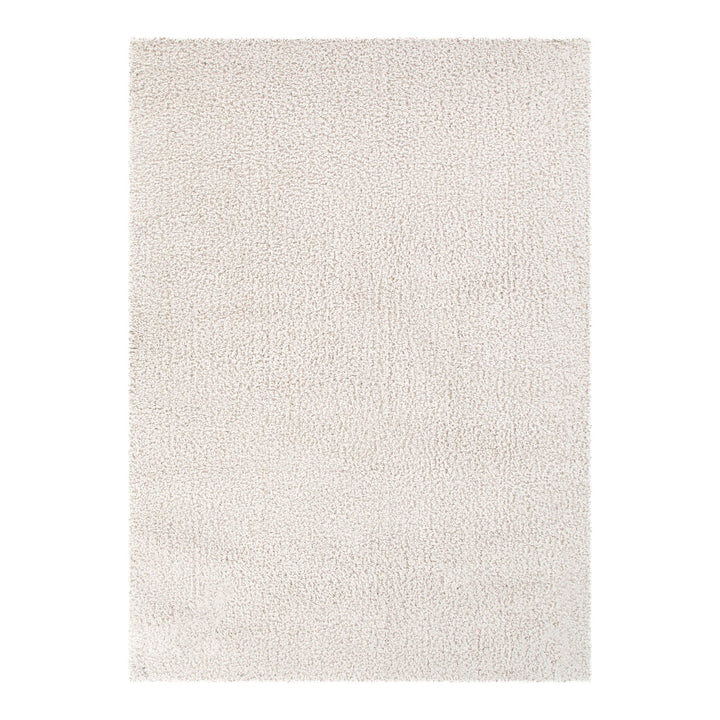 Lune Shaggy Beige Rug — ultra-soft 40mm pile shaggy rug in warm beige, by Trends Rugs Australia