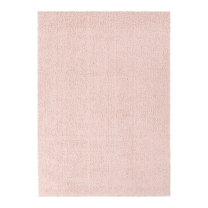 Lune Shaggy Blush Pink Rug — ultra-soft 40mm pile shaggy rug in soft blush pink, by Trends Rugs South Morang