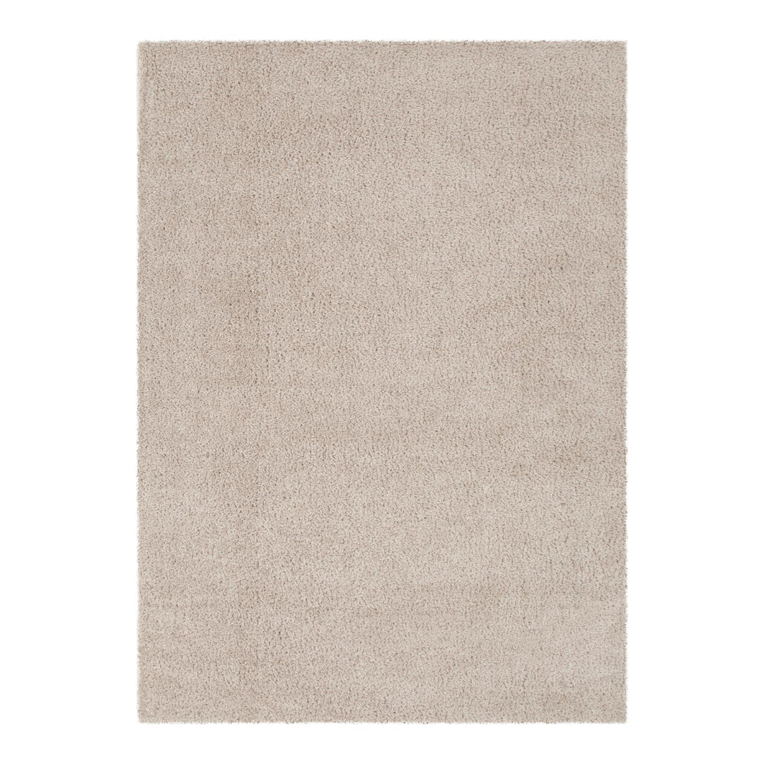 Lune Shaggy Taupe Rug — ultra-soft 40mm pile shaggy rug in warm taupe, by Trends Rugs Australia